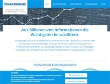 Tablet Screenshot of finanzwoche.de